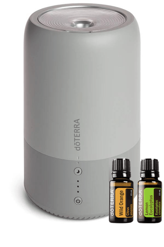 d?TERRA Dawn Aroma Humidifier with Wild Orange and Lemon Eucalyptus - Samsara Oils