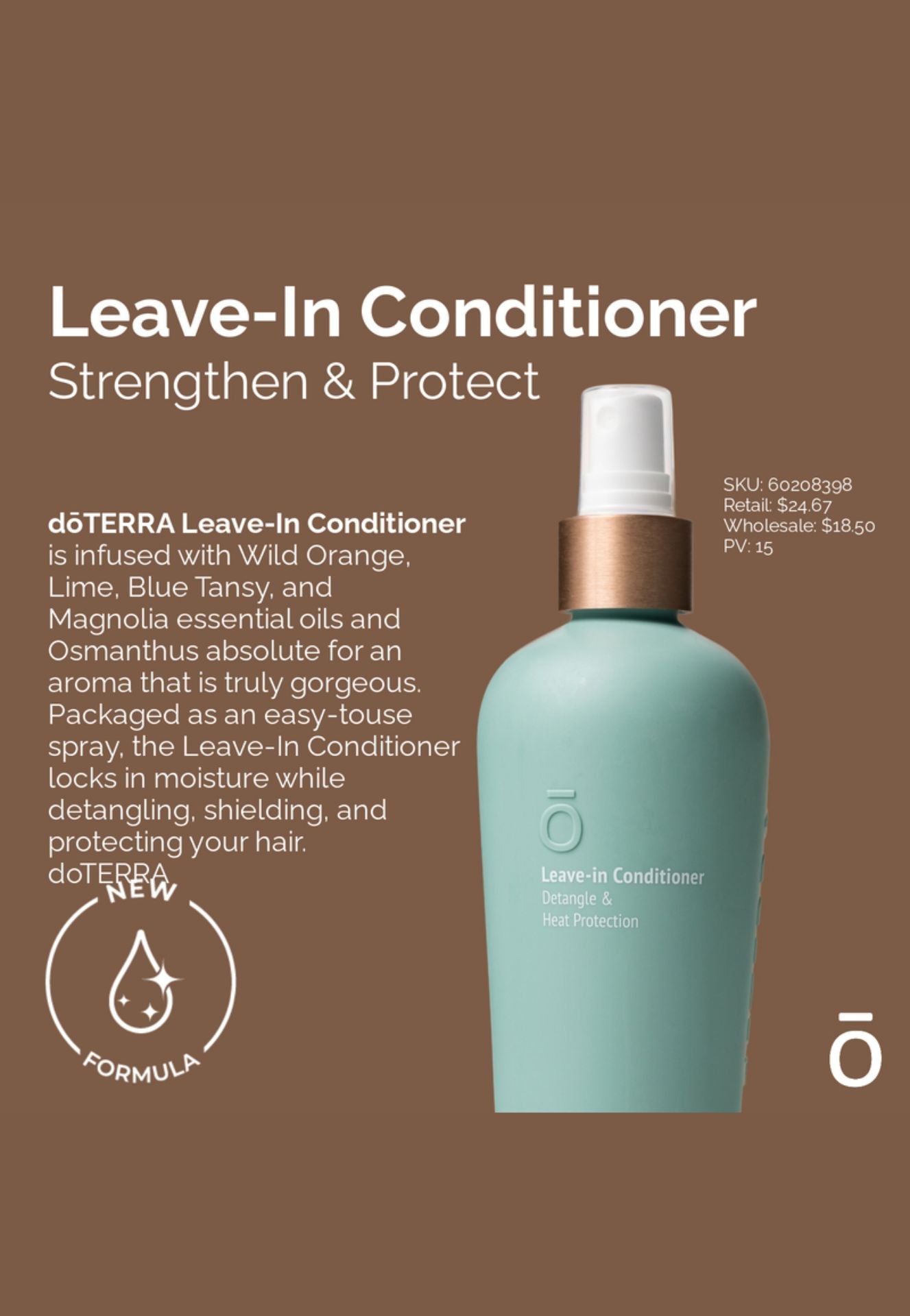 d?TERRA Leave - In Conditioner - Samsara Oils