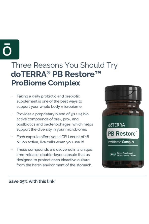 doTERRA PB Restore ProBiome Complex - Samsara Oils