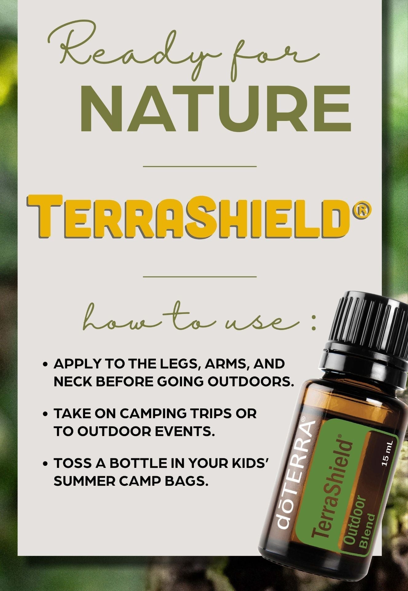 doTERRA TerraShield Repellent Blend - Samsara Oils